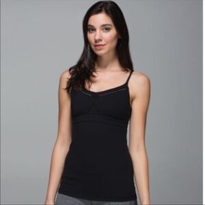 Lululemon Just Breathe Strappy Tank Black Size 4